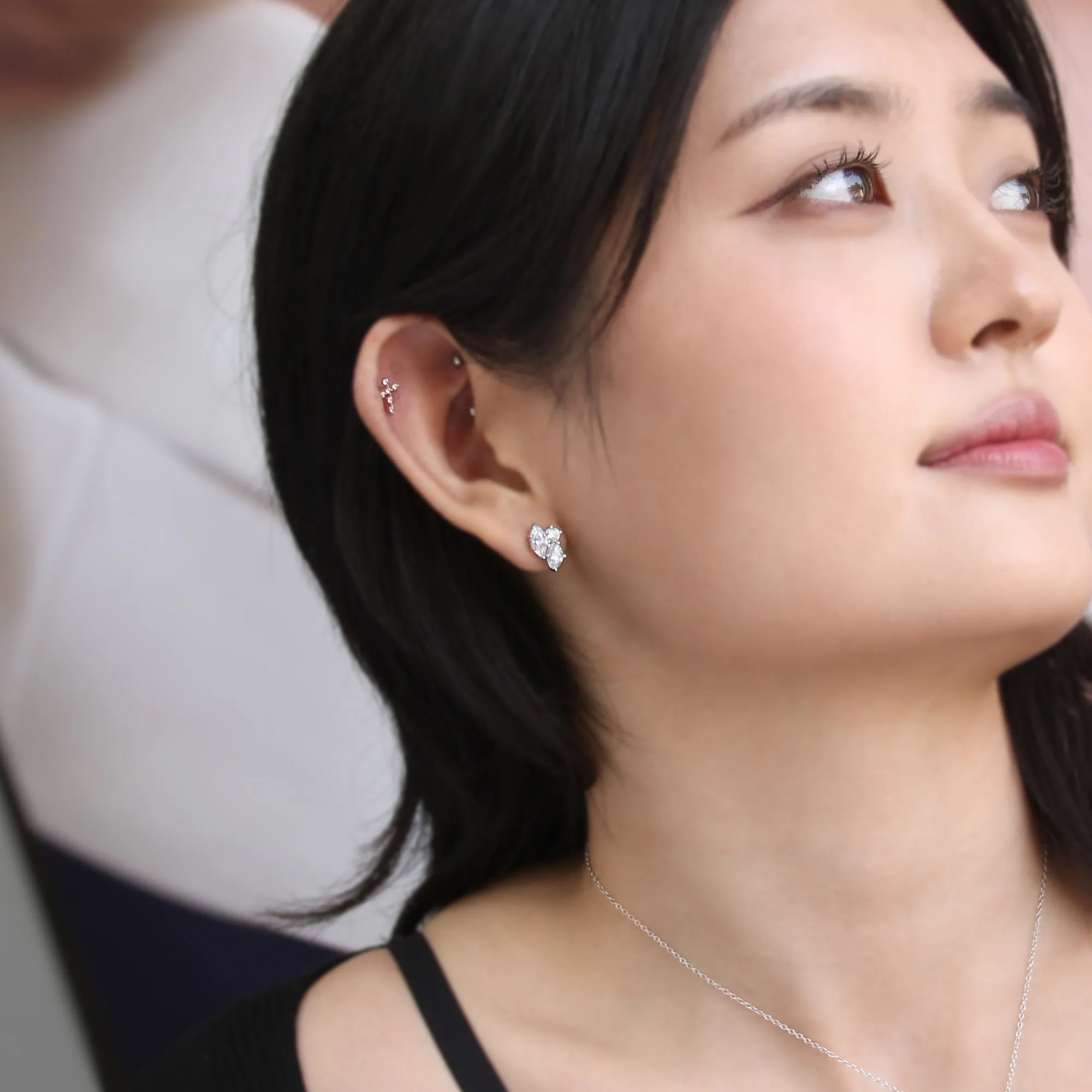 Moissanite Dewdrop Brilliance Earrings & Necklace