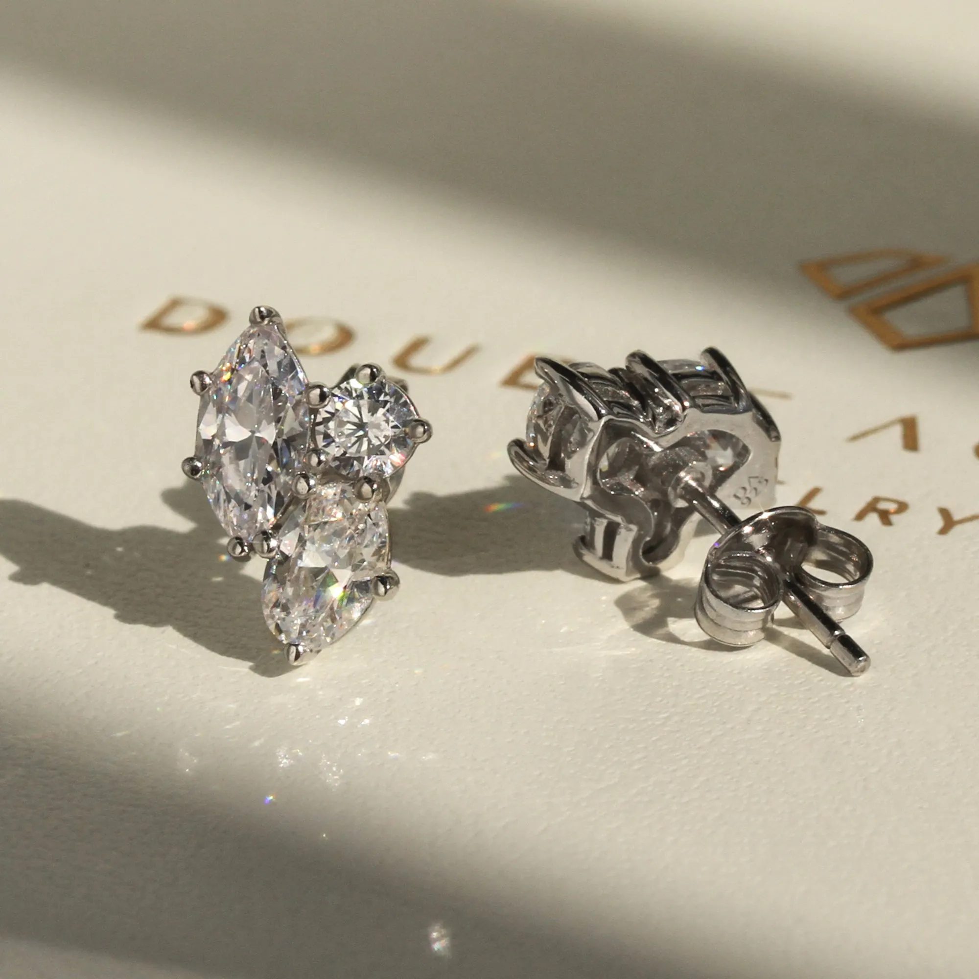 Moissanite Dewdrop Brilliance Earrings & Necklace