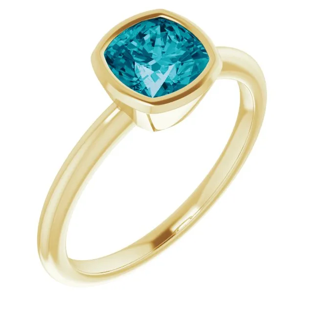 Natural London Blue Topaz Ring