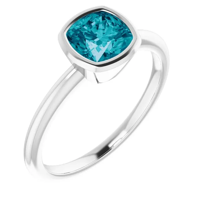 Natural London Blue Topaz Ring