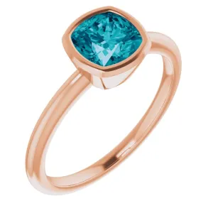 Natural London Blue Topaz Ring