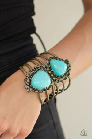 Nature Bound Brass Paparazzi Bracelet