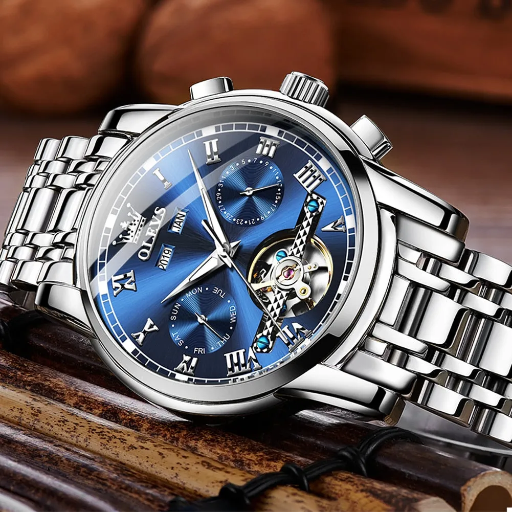 OLEVS Stainless Steel Men Watches