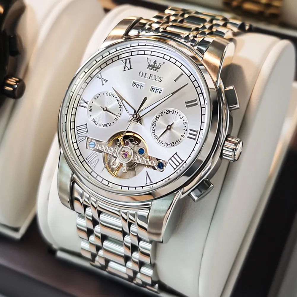 OLEVS Stainless Steel Men Watches