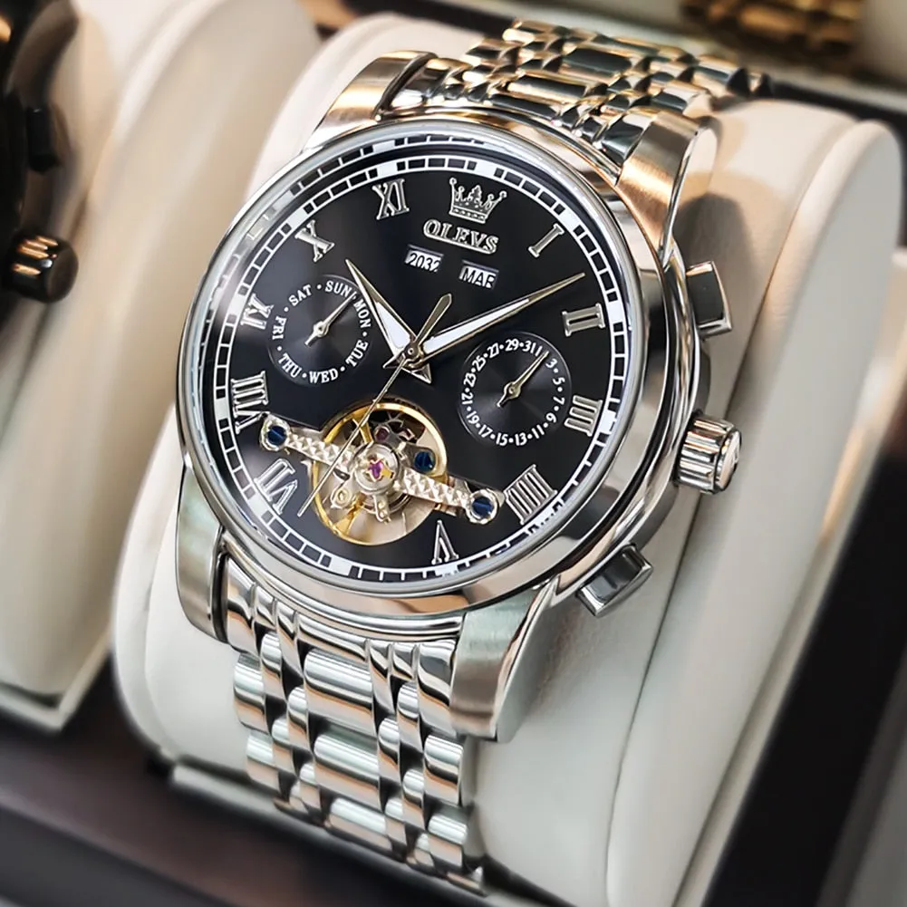 OLEVS Stainless Steel Men Watches