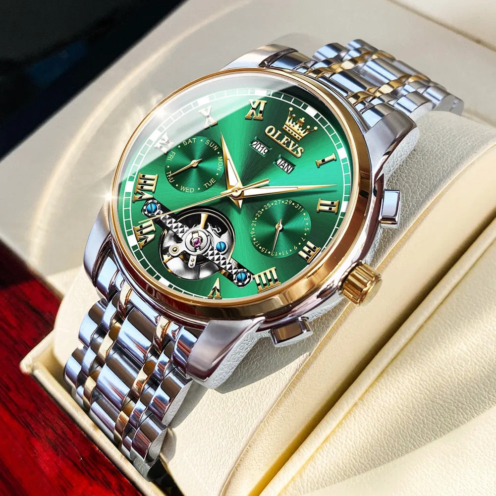 OLEVS Stainless Steel Men Watches