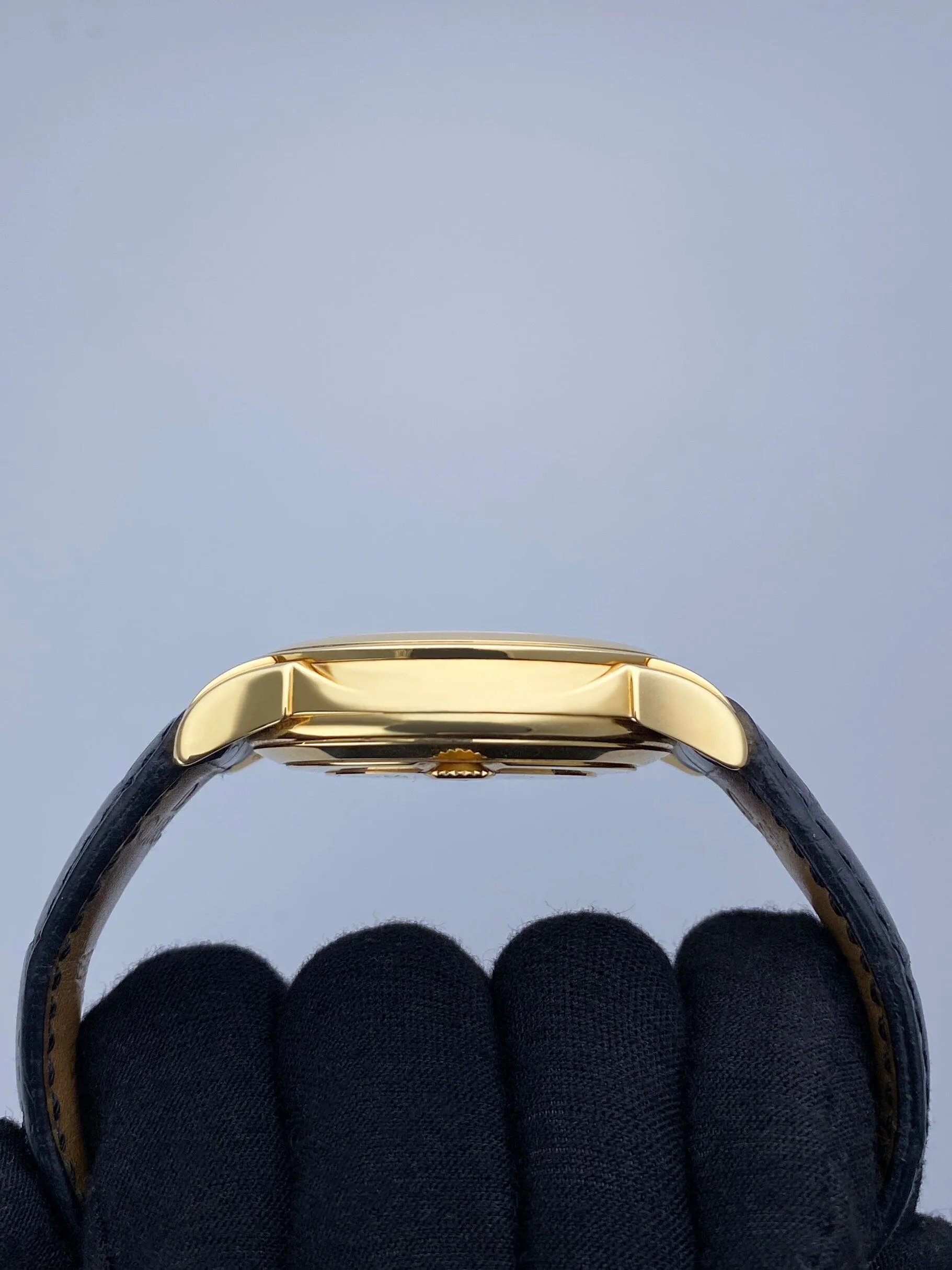 Omega De Ville 5910.30.01 Tourbillon Yellow Gold Mens Watch