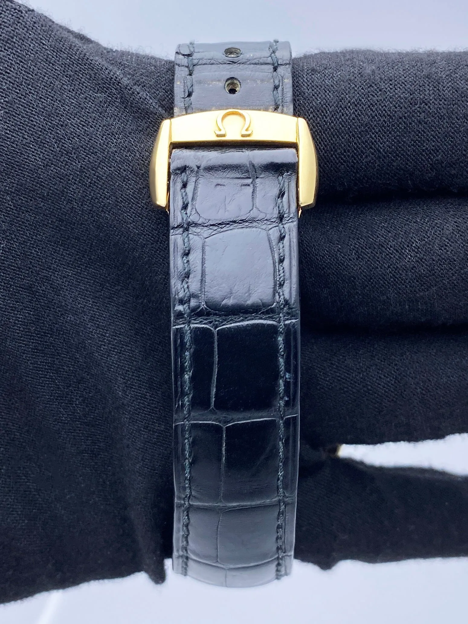 Omega De Ville 5910.30.01 Tourbillon Yellow Gold Mens Watch