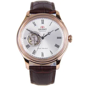 Orient Semi Skeleton Mechanical AG00001S FAG00001S0 Mens Leather Fashion Watch