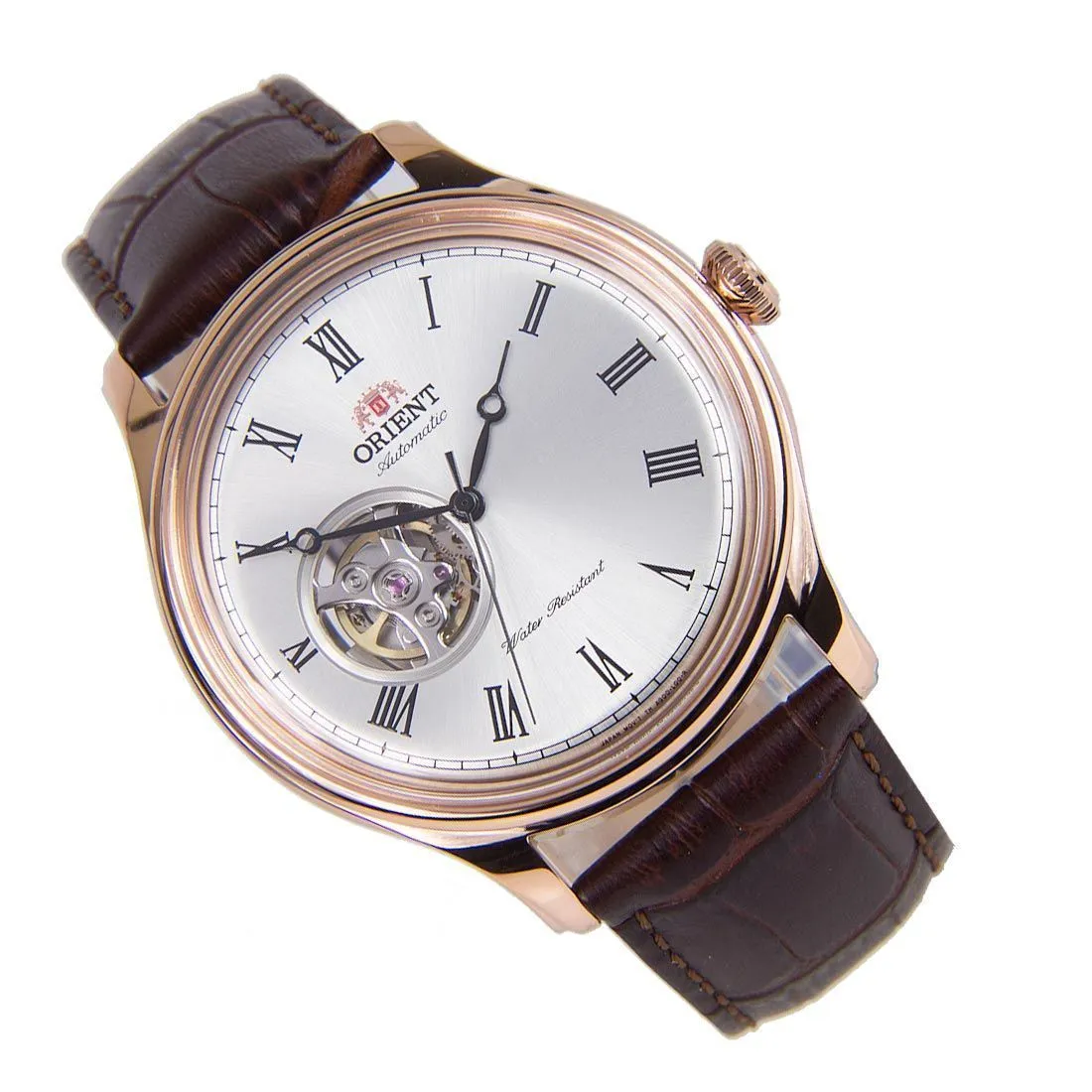 Orient Semi Skeleton Mechanical AG00001S FAG00001S0 Mens Leather Fashion Watch
