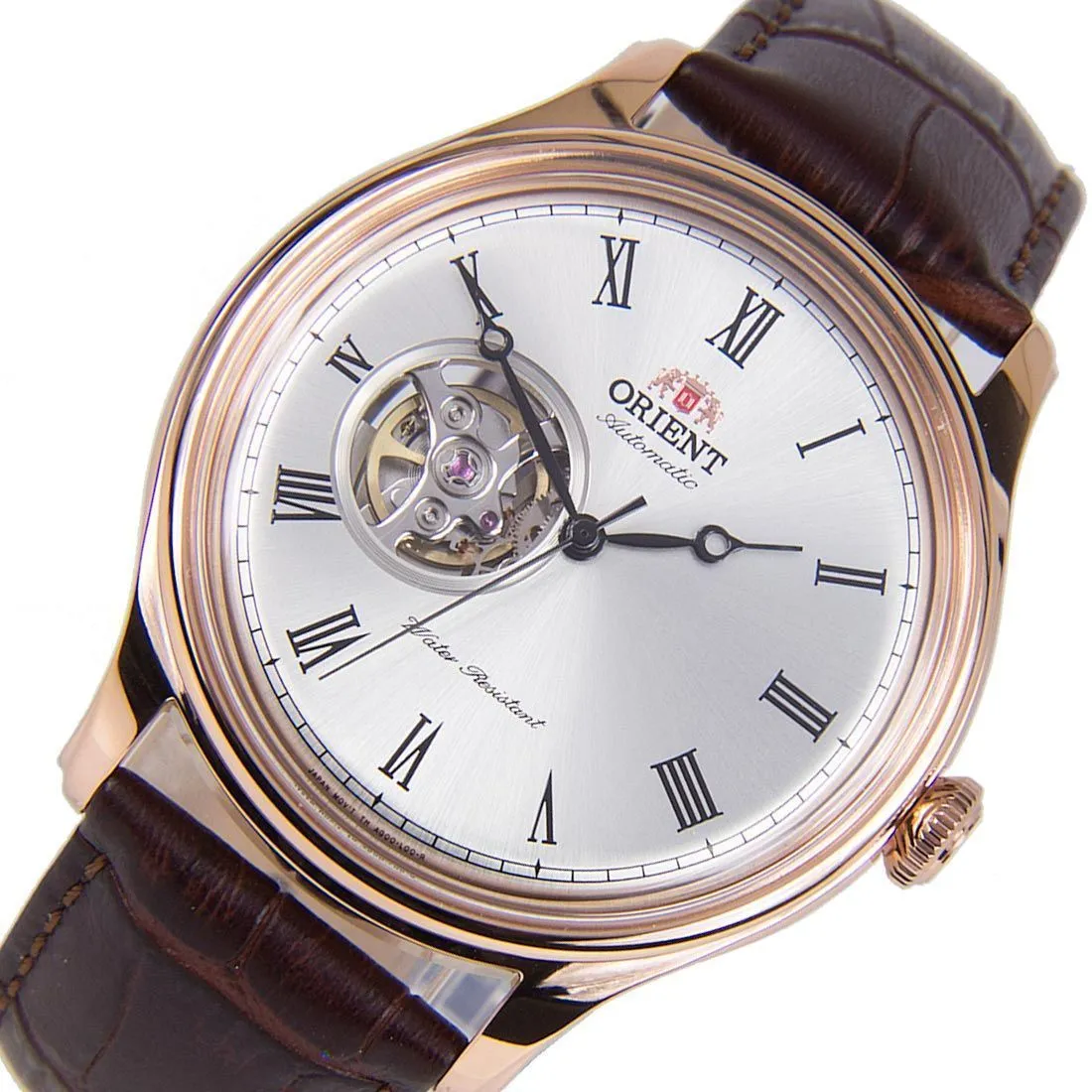 Orient Semi Skeleton Mechanical AG00001S FAG00001S0 Mens Leather Fashion Watch