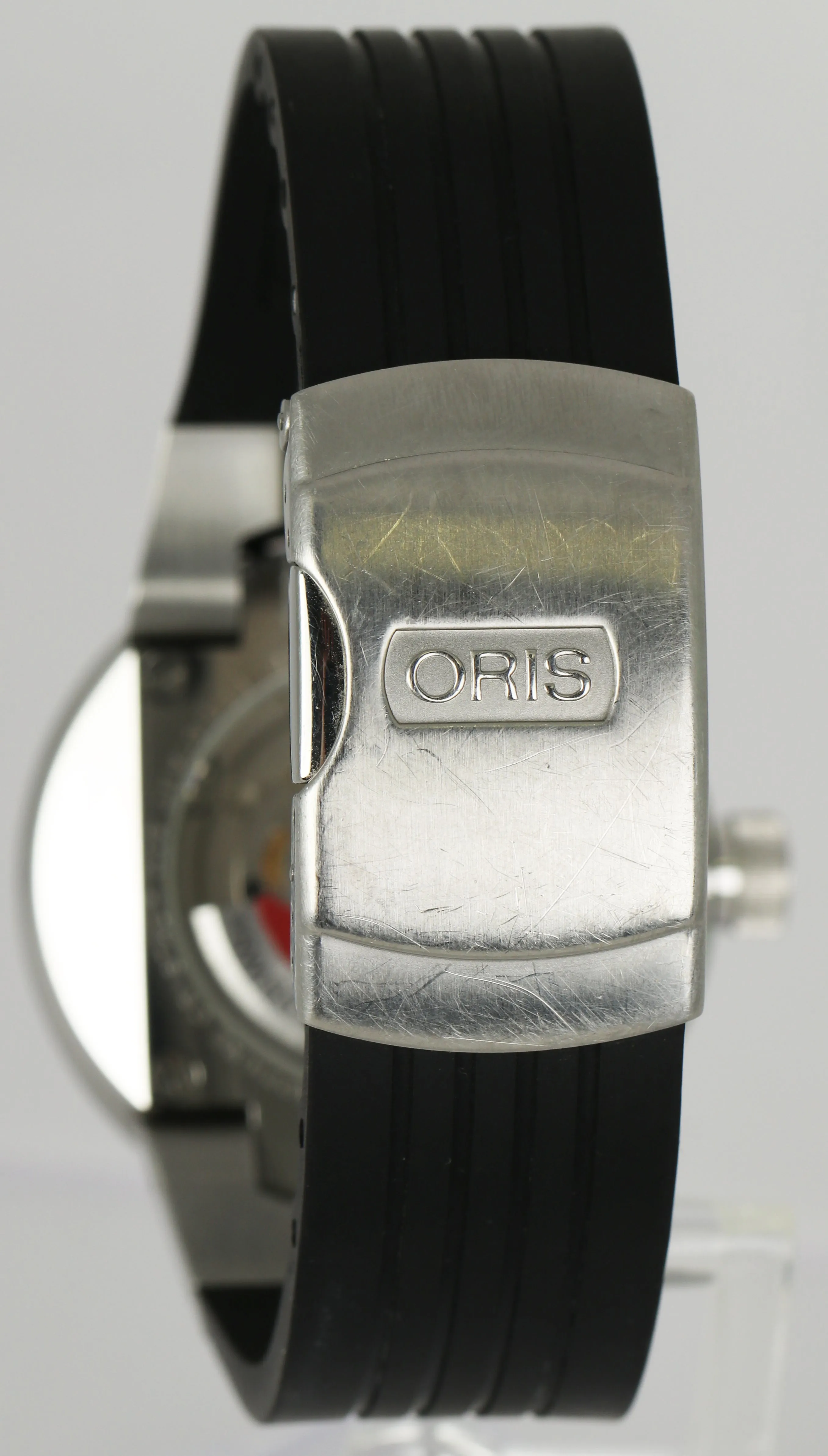 Oris Williams F1 Black Stainless Steel Rubber Strap 40.5mm Automatic Watch 7560