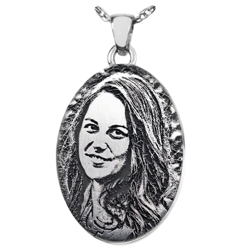 Oval Photo Pendant