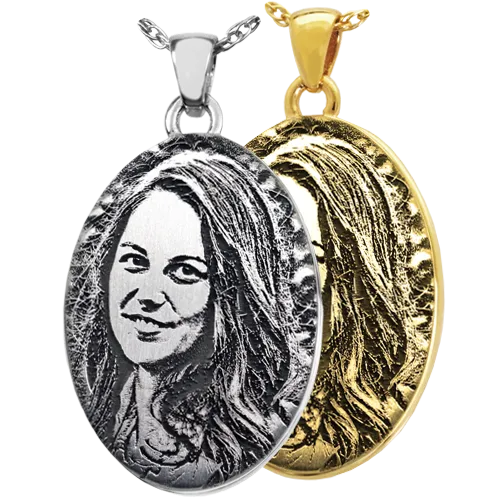 Oval Photo Pendant