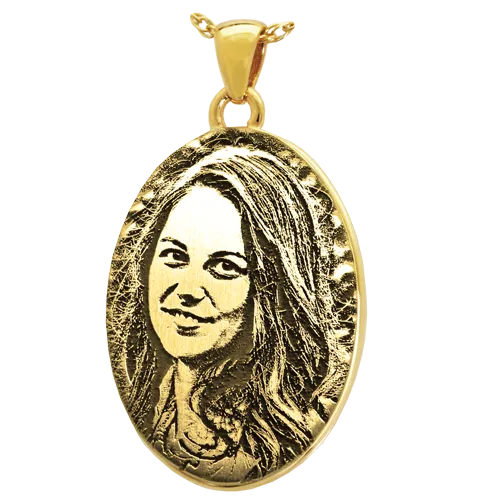 Oval Photo Pendant
