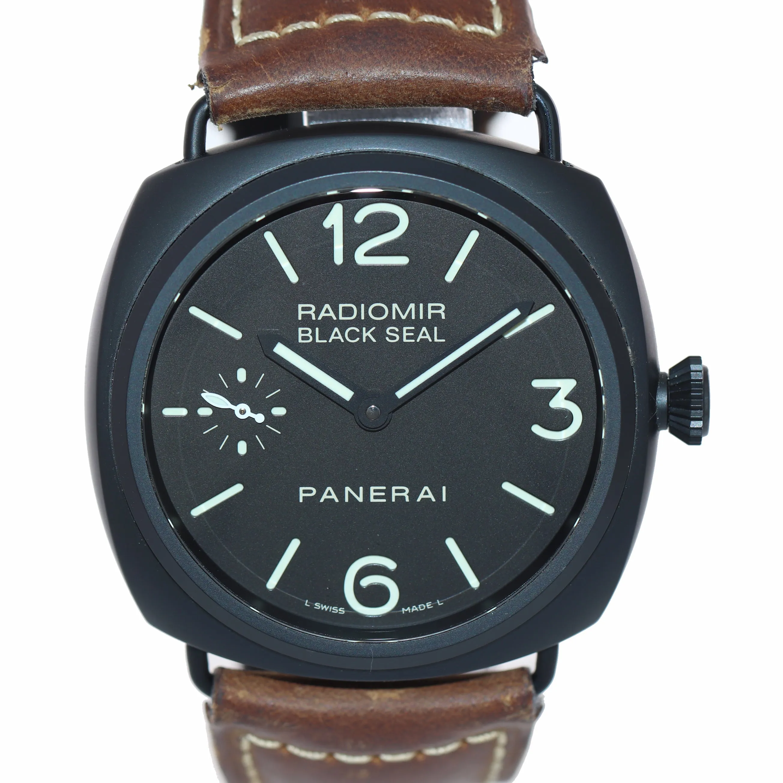 PAPERS Panerai PAM 292 Radiomir Black Seal 45mm Ceramic Manual Watch PAM00292