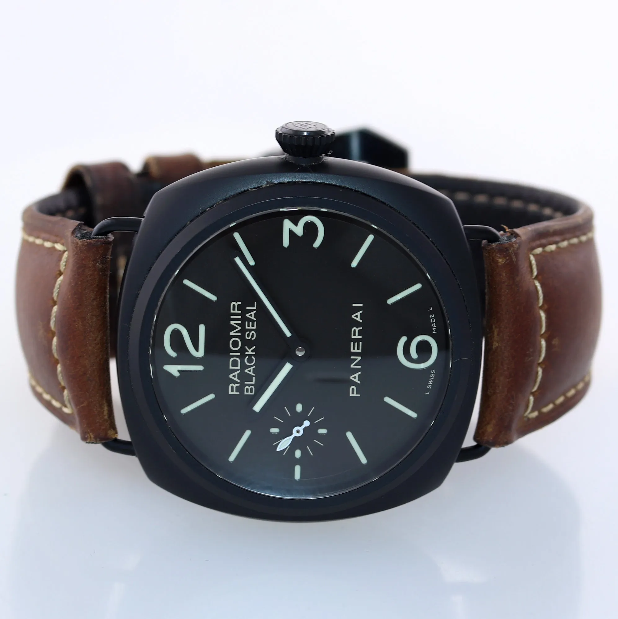PAPERS Panerai PAM 292 Radiomir Black Seal 45mm Ceramic Manual Watch PAM00292