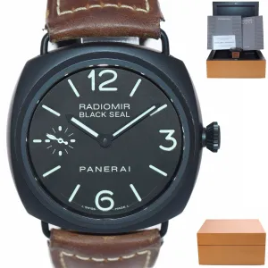 PAPERS Panerai PAM 292 Radiomir Black Seal 45mm Ceramic Manual Watch PAM00292