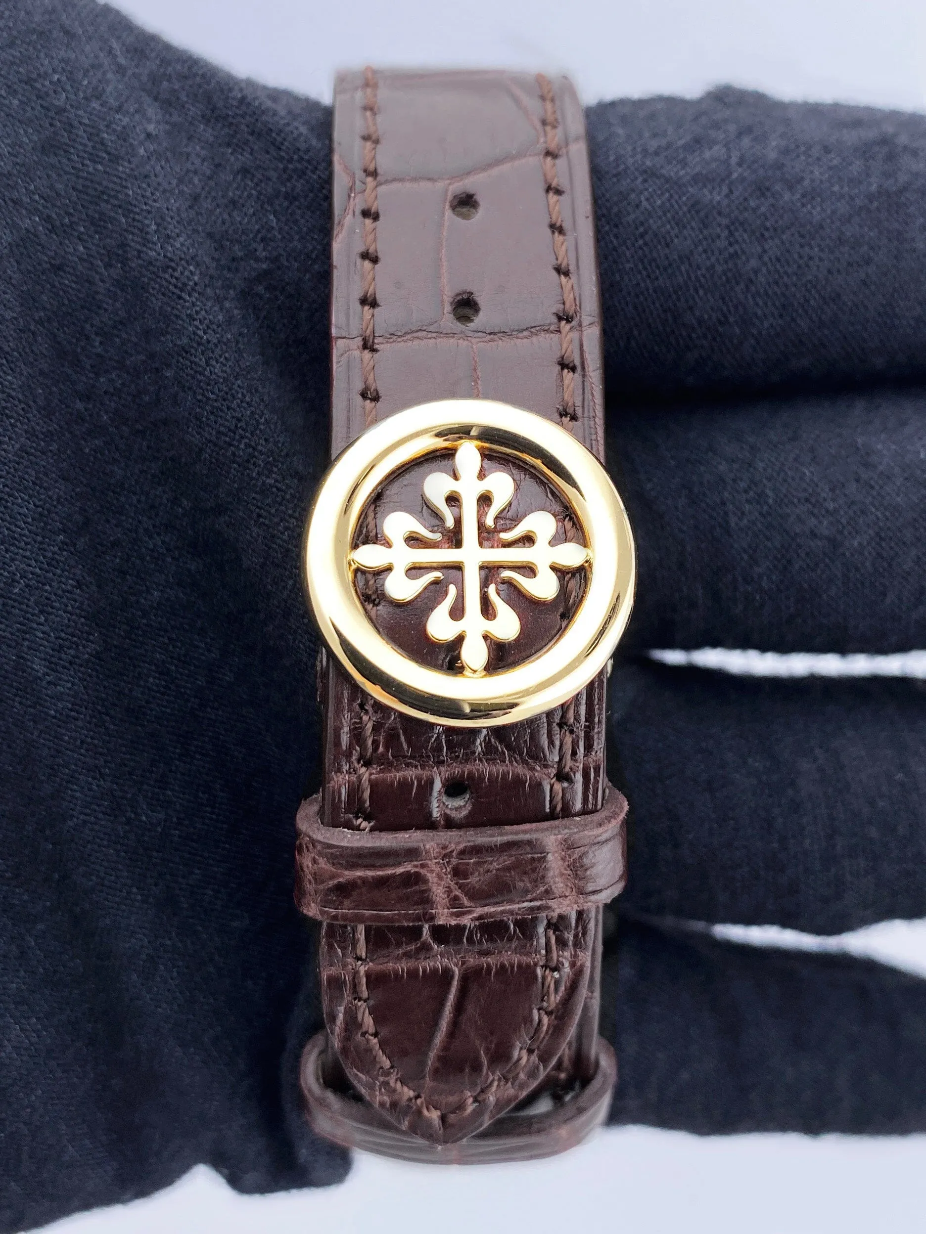 Patek Philippe Annual Calendar 5146J Cream Dial Mens Watch With Box Papers