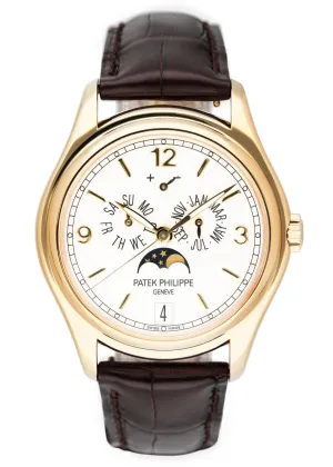 Patek Philippe Annual Calendar 5146J Cream Dial Mens Watch With Box Papers