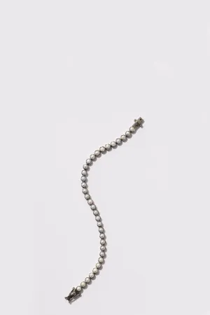 Petite Dot Tennis Bracelet - Pearl