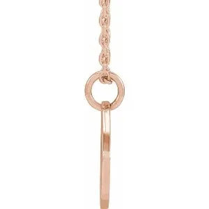 Pierced Cross 16-18" Necklace R42407