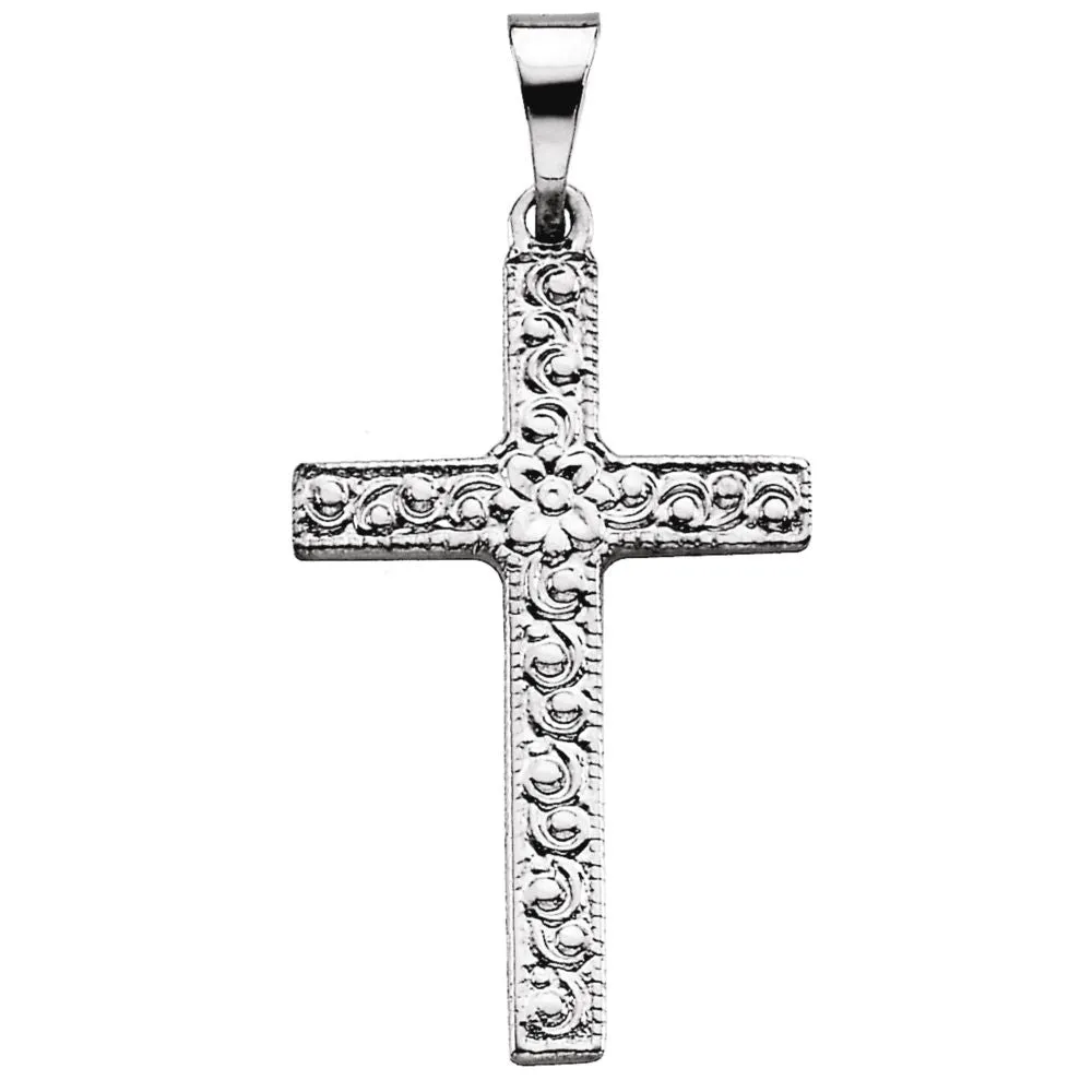 Platinum Cross Pendant