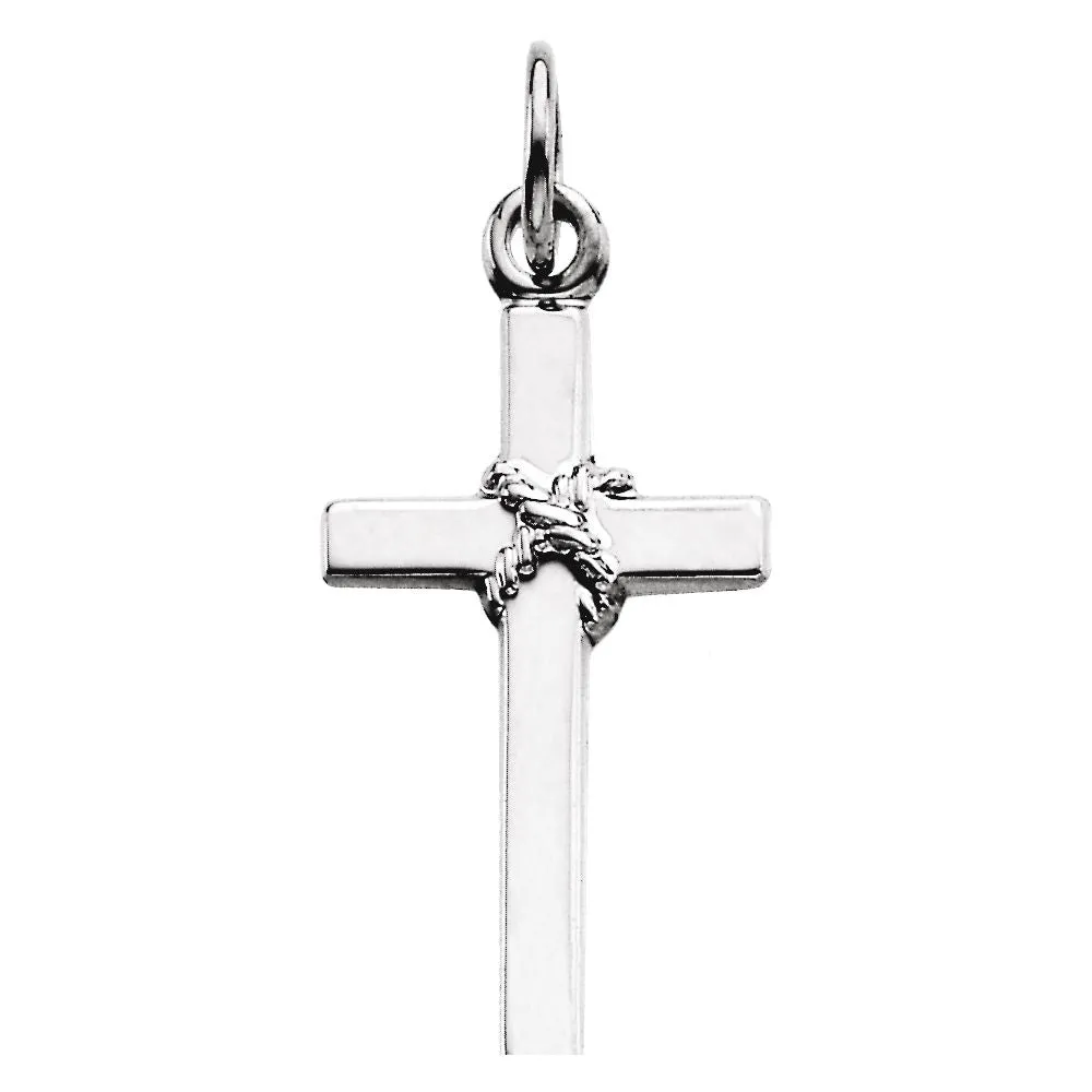 Platinum Cross Pendant