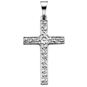 Platinum Cross Pendant