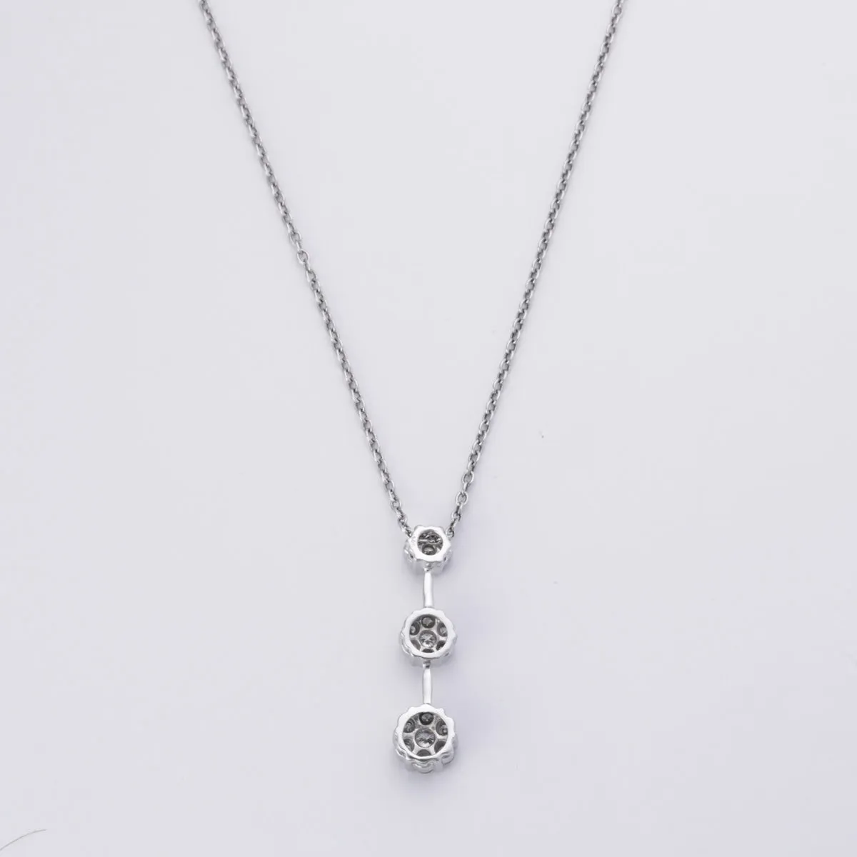 Platinum Diamond Necklace | 0.98ctw | 16"