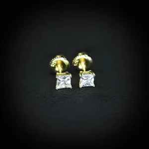 Princess Cut Diamond Earrings