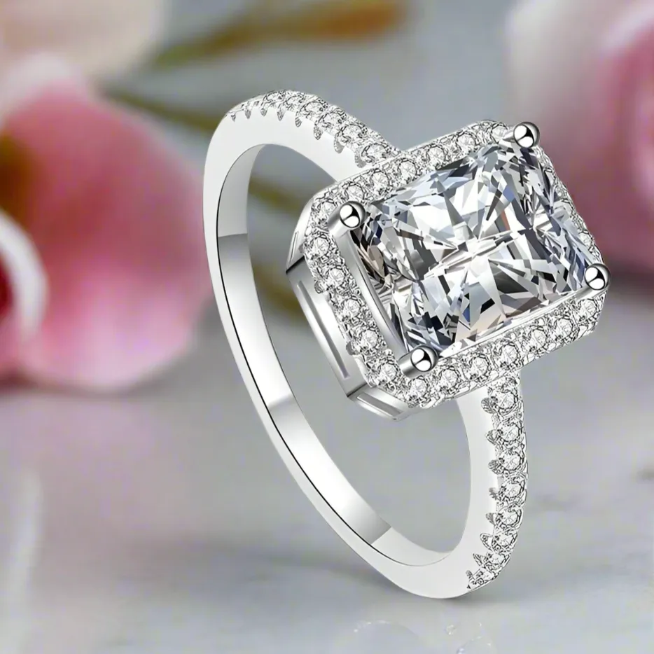 Radiant Cut Diamond Engagement Ring