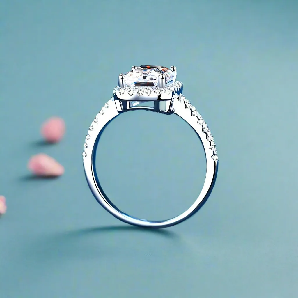 Radiant Cut Diamond Engagement Ring