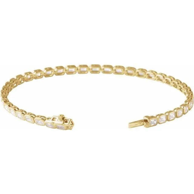 Radiant Diamond Tennis Bracelet