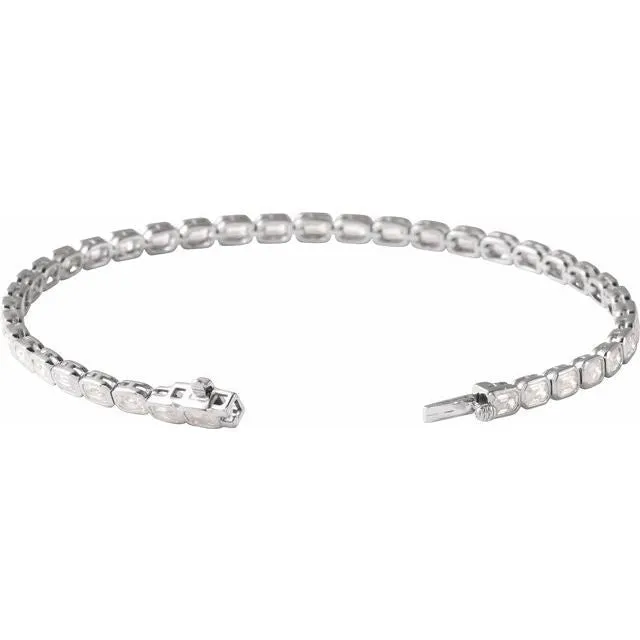 Radiant Diamond Tennis Bracelet