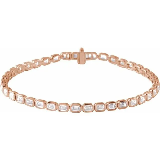 Radiant Diamond Tennis Bracelet