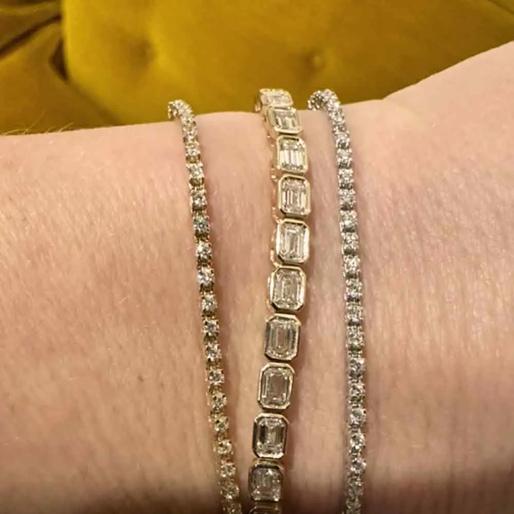 Radiant Diamond Tennis Bracelet