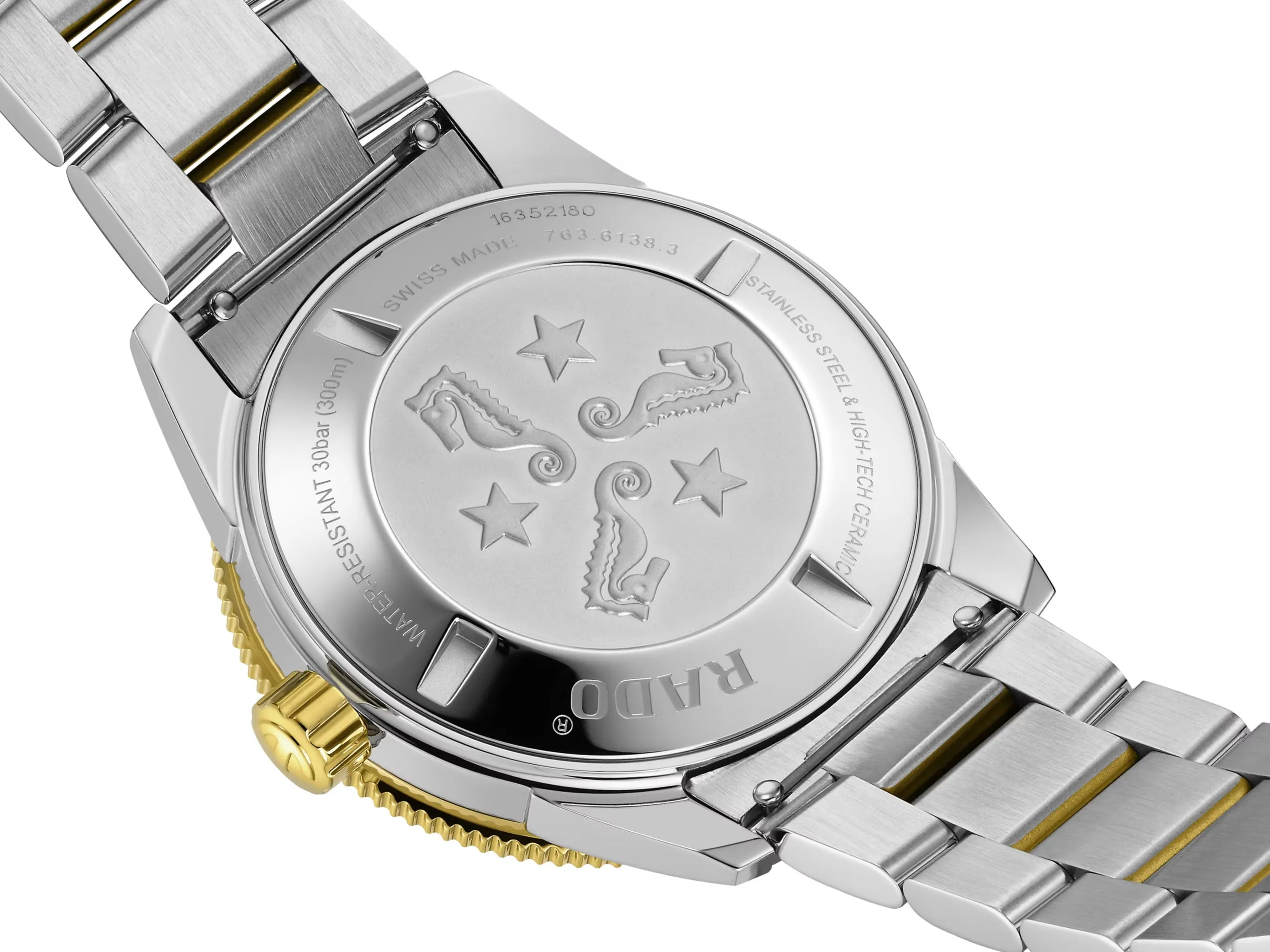 Rado Captain Cook Automatic Green 2 Tones Gold PVD