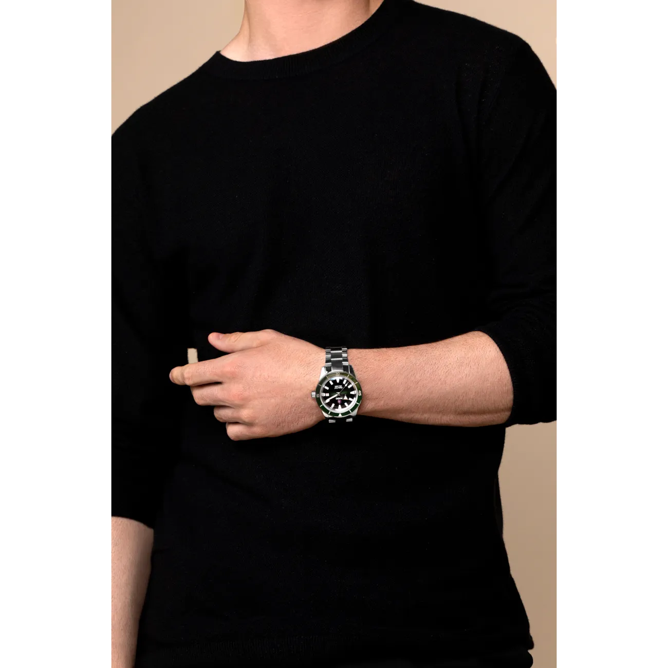Rado Captain Cook Automatic Green on Steel Sport Bracelet