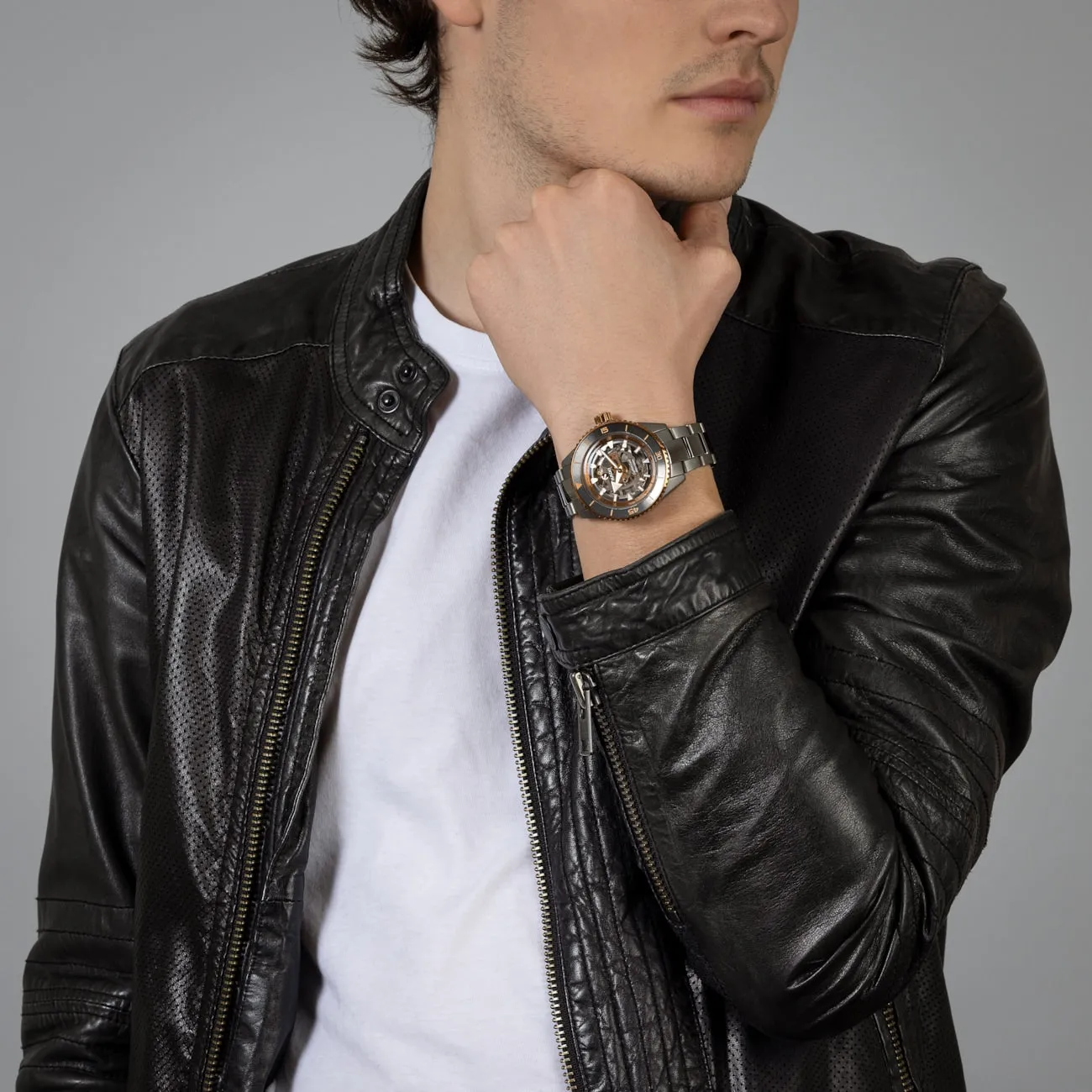 Rado Captain Cook High-Tech Black Ceramic Skeleton Grey
