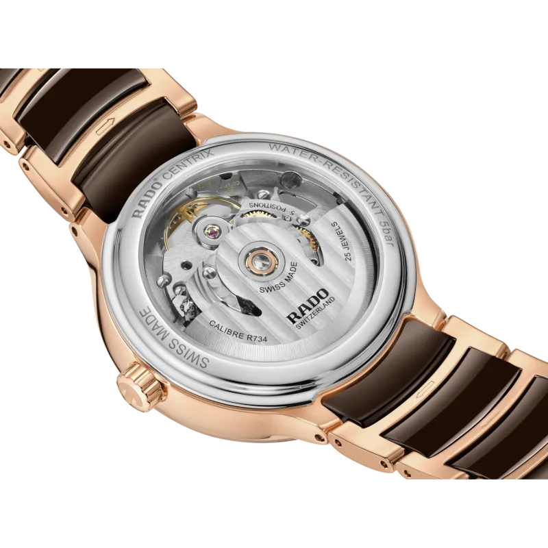 Rado Centrix Diamond Ceramic Open Heart RG PVD Automatic 35mm