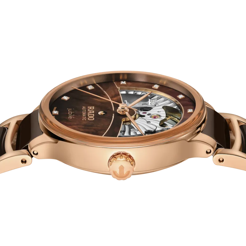 Rado Centrix Diamond Ceramic Open Heart RG PVD Automatic 35mm