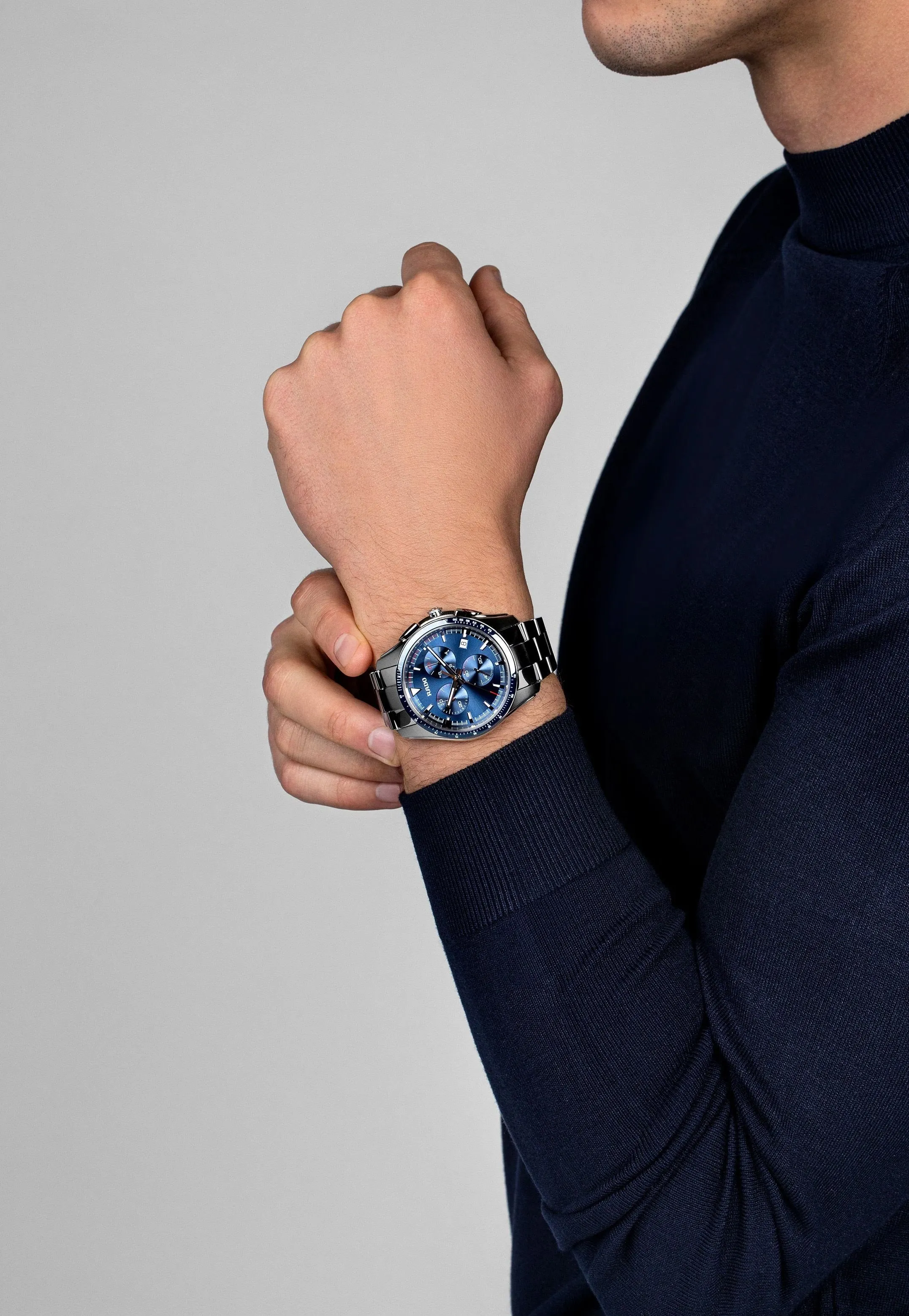 Rado Hyperchrome Chronograph Blue Dial