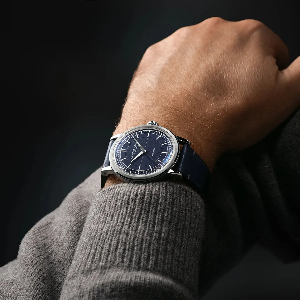Raymond Weil Automatic Millesime Men's Automatic Blue Leather Strap