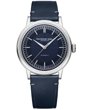 Raymond Weil Automatic Millesime Men's Automatic Blue Leather Strap