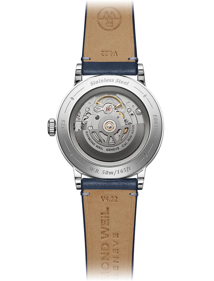 Raymond Weil Automatic Millesime Men's Automatic Blue Leather Strap