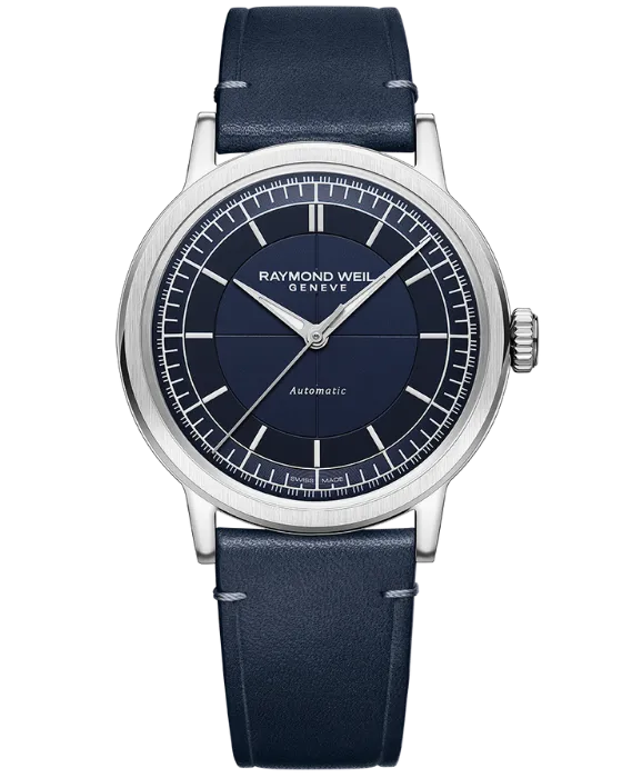 Raymond Weil Automatic Millesime Men's Automatic Blue Leather Strap