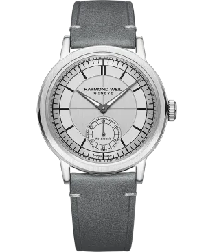 Raymond Weil Millesime Men's Automatic Small Seconds Silver Sector Dial 39.5mm
