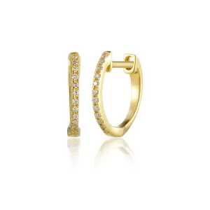 Rebecca Diamond Huggie Earrings