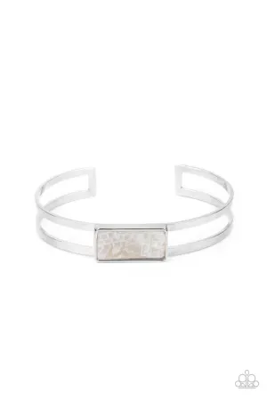 Remarkably Cute and Resolute White Paparazzi Bracelet
